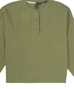Lived In Fleece Henley Shirt - Women's