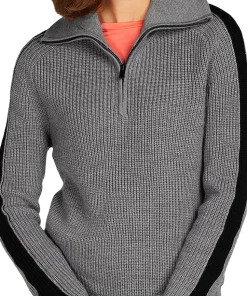 Lodge Merino Long Sleeve Half-Zip Sweater - Women's