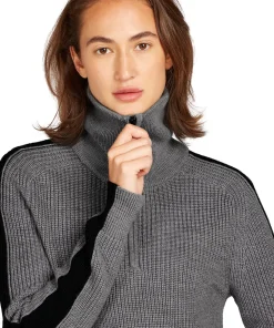 Lodge Merino Long Sleeve Half-Zip Sweater - Women's