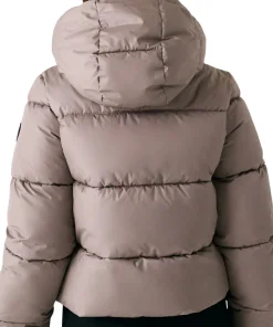 London Cropped Puffer Hooded Jacket - Women's