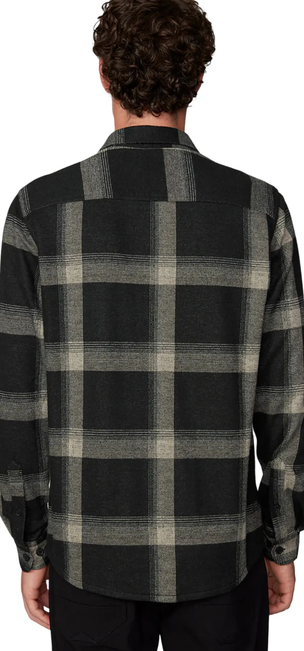 Long Sleeve Knit Flannel Shirt - Men's