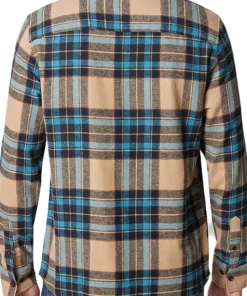 Long Sleeve Plaid Button-Up Shirt - Men's