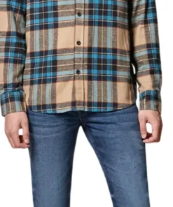Long Sleeve Plaid Button-Up Shirt - Men's