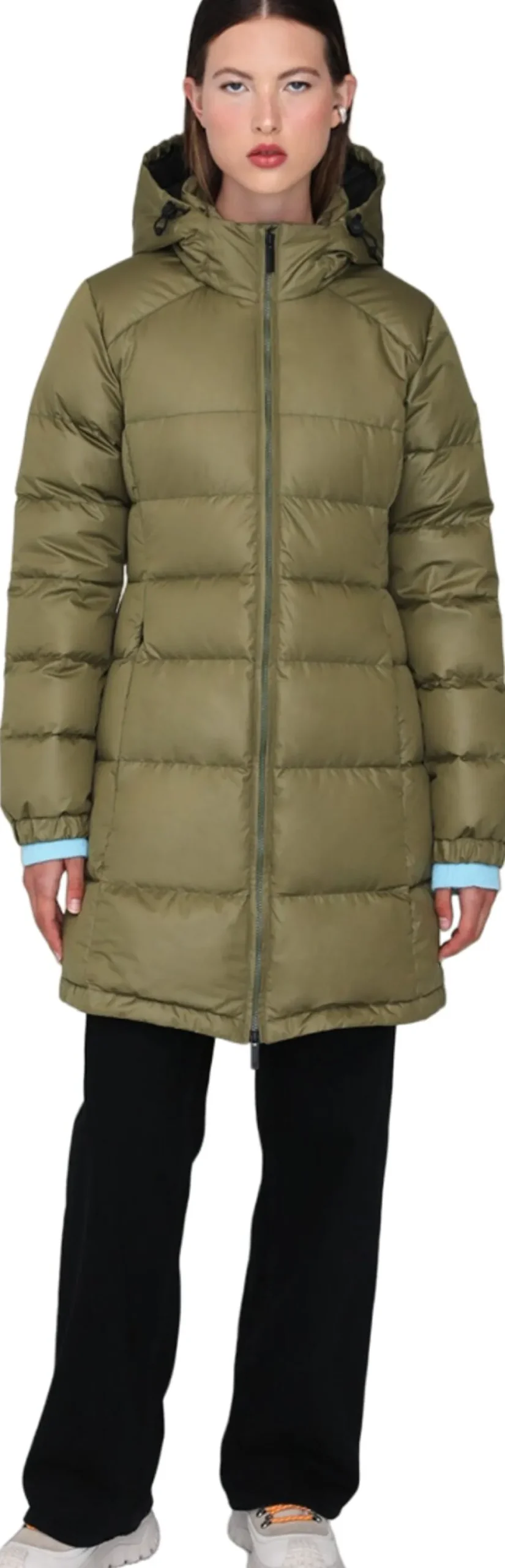 Lucia Hooded Down Puffer Jacket - Fitted - Women's