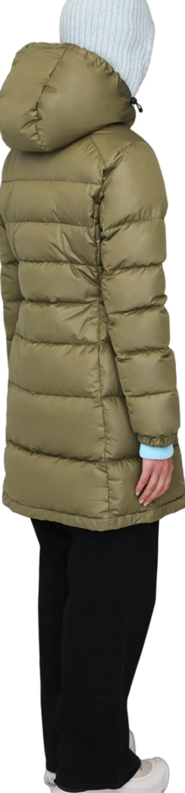 Lucia Hooded Down Puffer Jacket - Fitted - Women's