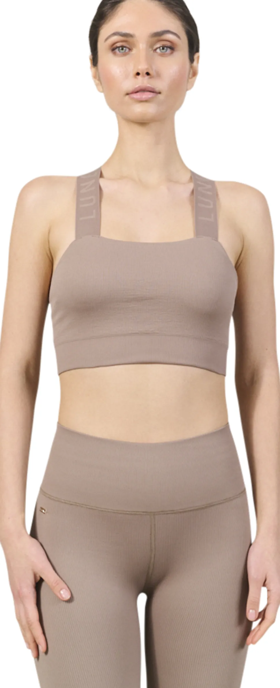 Luna Rib Bandeau Bra - Women's