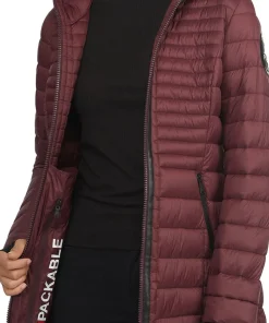 Lyvien Lightweight Packable Puffer Jacket with Zip to Top Fixed Hood - Women's