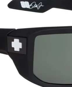 Mccoy - Soft Matte Black - Happy Gray Green Lens - Men's