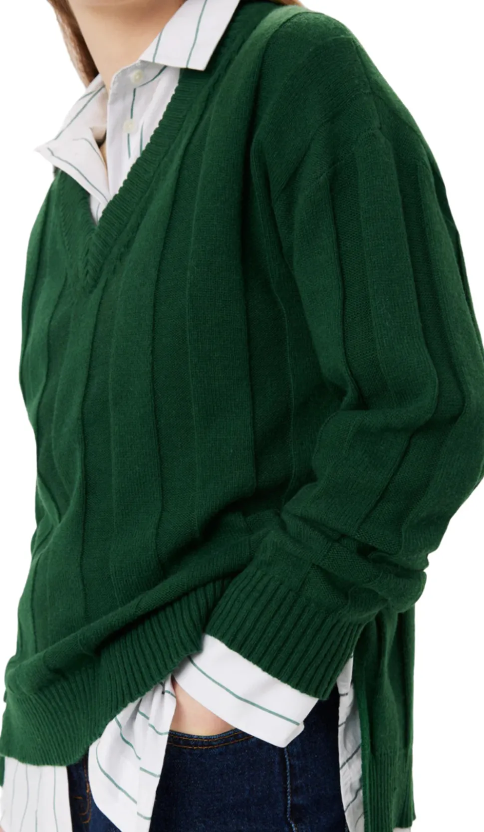 Merino Wool Blend Sweater - Women's