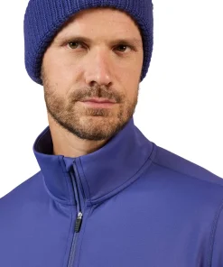 Mid Layer Stretch Half-Zip Fleece Top - Men's