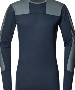Natural Blend Tech Crew Neck Base Layer Top - Men’s