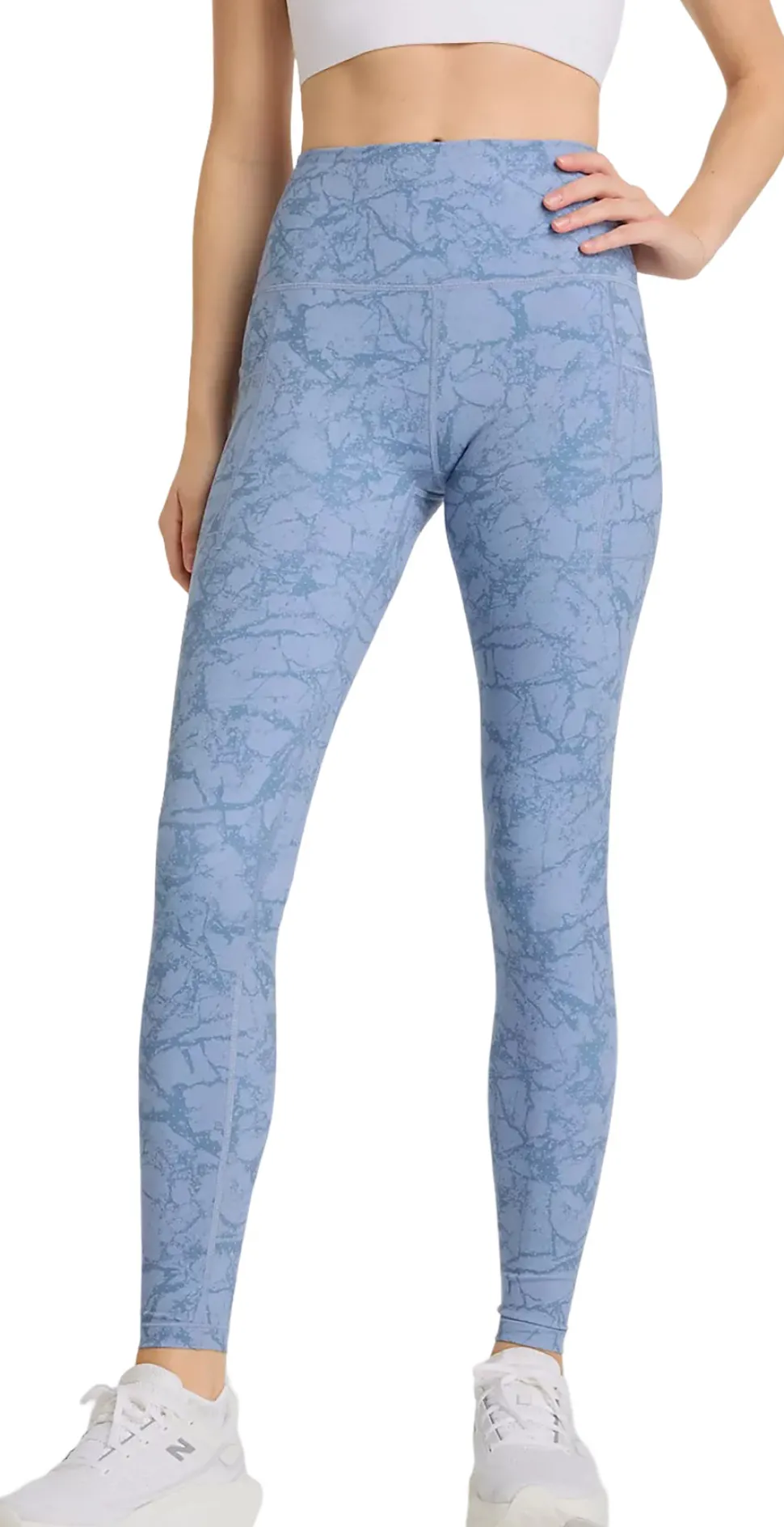NB Sleek Printed Pocket High Rise Legging 27" - Women's
