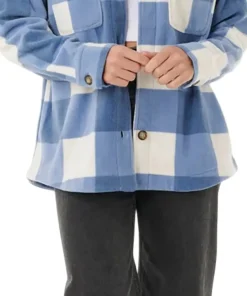 Neon Isles Fleece Long Sleeve Shirt - Women's