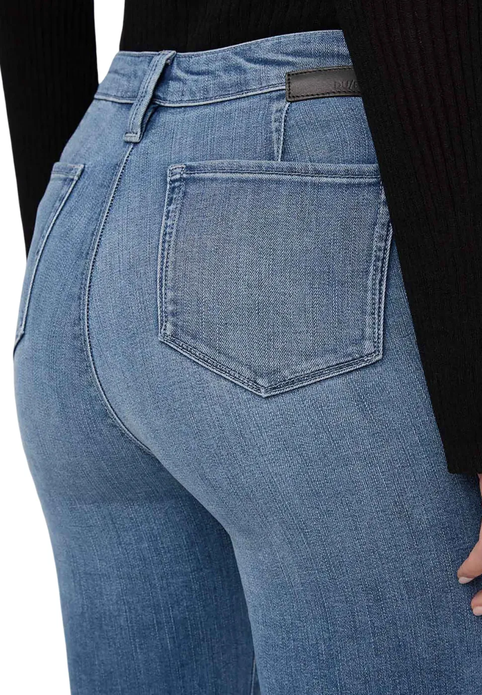 No Sweat Denim High Rise Slim Straight Jeans - Women's