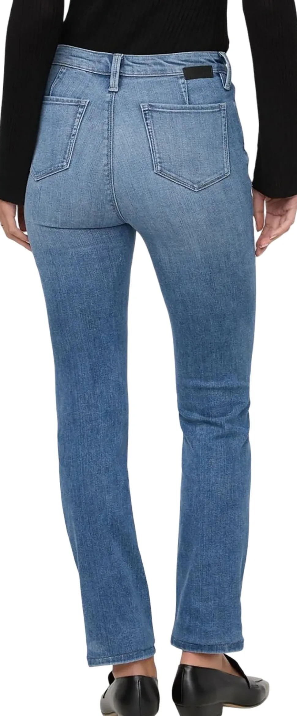 No Sweat Denim High Rise Slim Straight Jeans - Women's