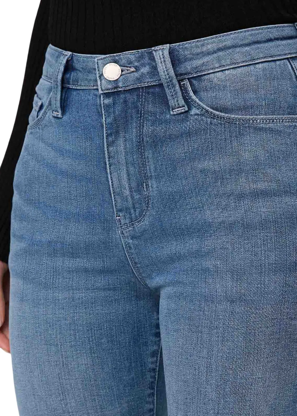 No Sweat Denim High Rise Slim Straight Jeans - Women's