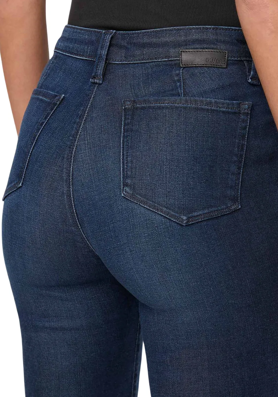 No Sweat Denim High Rise Slim Straight Jeans - Women's