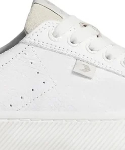 OCA Low Pebbled Leather and Vintage Suede Sneaker - Women's