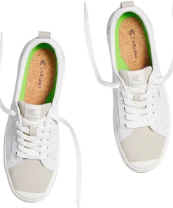 OCA Low Pebbled Leather and Vintage Suede Sneaker - Women's