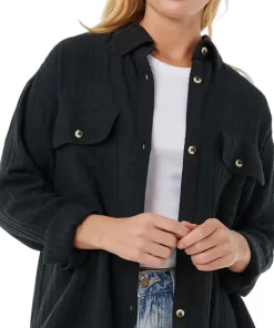 Oceanic Textured Shacket - Women's