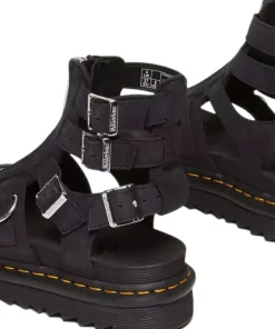 Olson Zipped Leather Strap Sandals - Women's