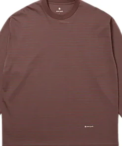 Organic Cotton Mercerized Border Long Sleeve T-Shirt - Men's