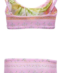 Ornate Borders Primrose Bikini Set - Girls