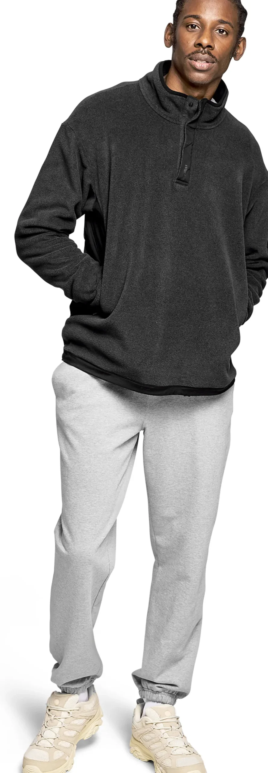 Ouseburn Quarter Snap Fleece Sweatshirt - Unisex