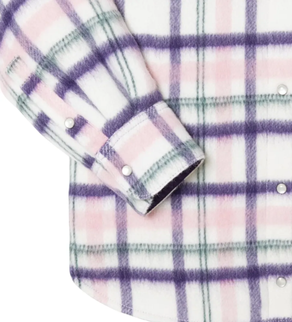Oversized Quilted Wool Overshirt - Women's