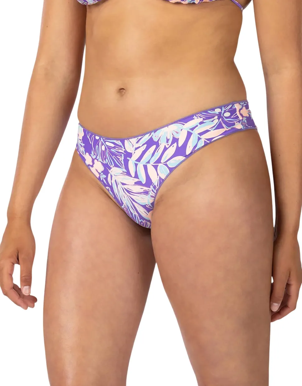 Palm Party Cheeky Coverage Hipster Bikini Bottom - Women's