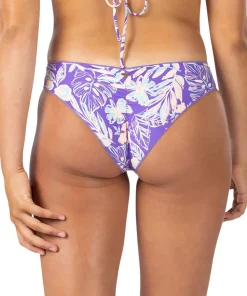 Palm Party Cheeky Coverage Hipster Bikini Bottom - Women's