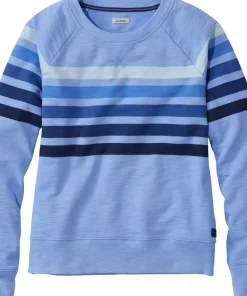 Peaks Island Stripe Crewneck Sweatshirt - Women's