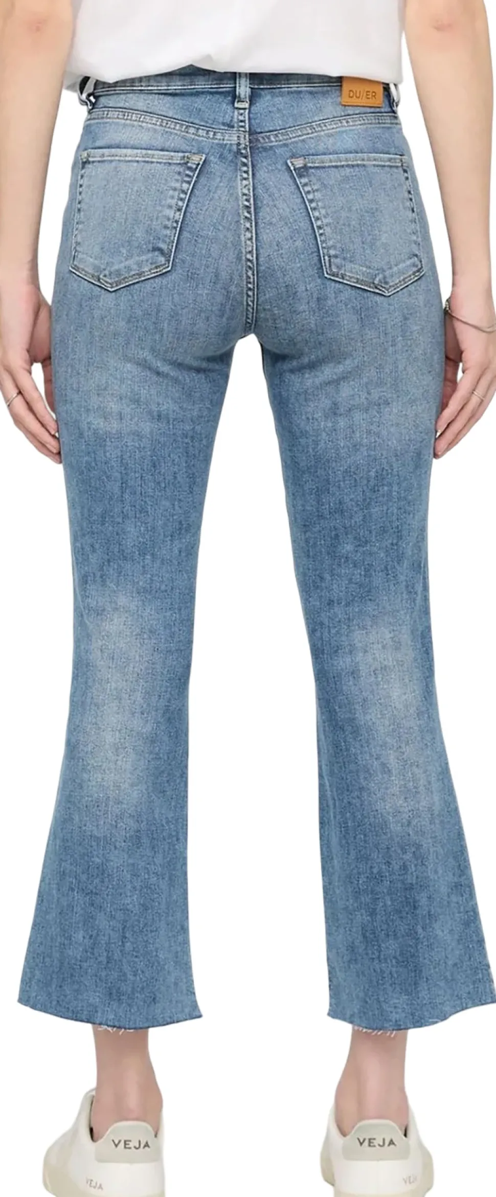 Performance Denim High Rise Kick Flare Jeans - Women's
