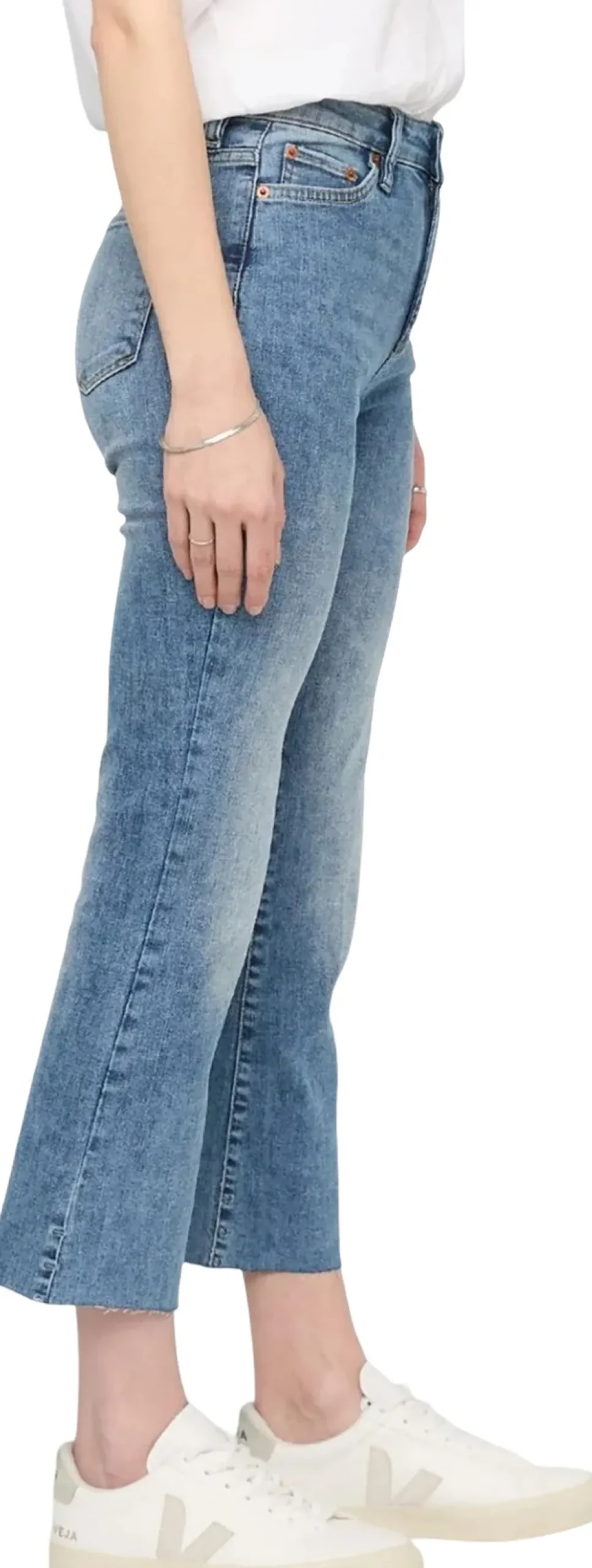 Performance Denim High Rise Kick Flare Jeans - Women's