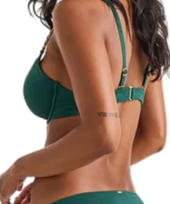 Pleated Bikini Bottom - Women's