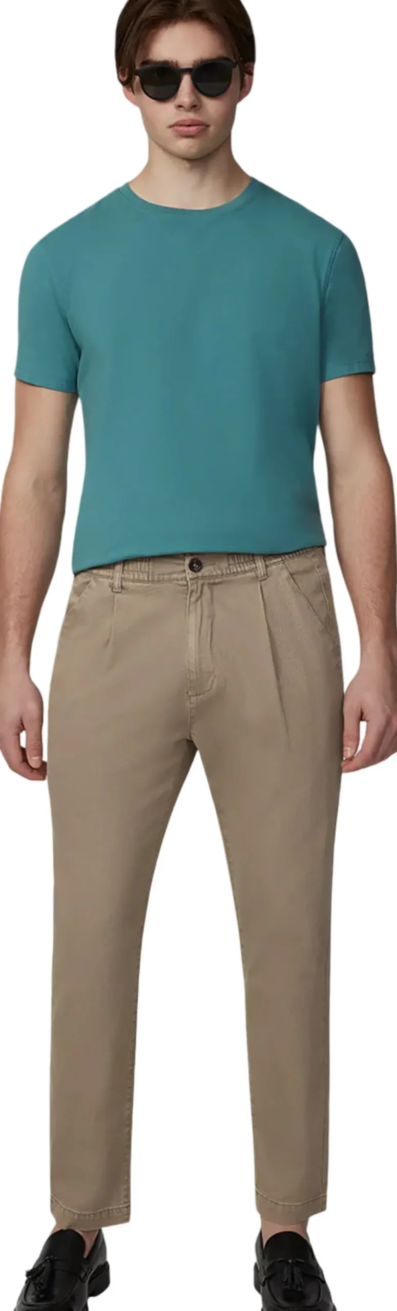 Pleated Casual Trouser Pant - Men's