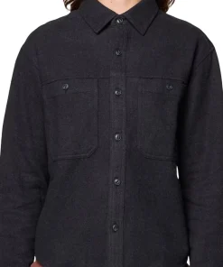 Plusher Relaxed Long Sleeve Flannel Shirt - Women's