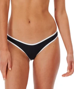Premium Surf High Leg Skimpy Coverage Bikini Bottom - Women's