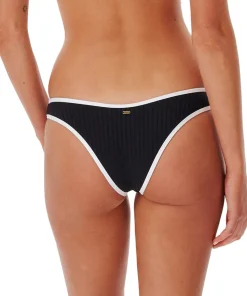 Premium Surf High Leg Skimpy Coverage Bikini Bottom - Women's