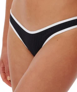 Premium Surf High Leg Skimpy Coverage Bikini Bottom - Women's