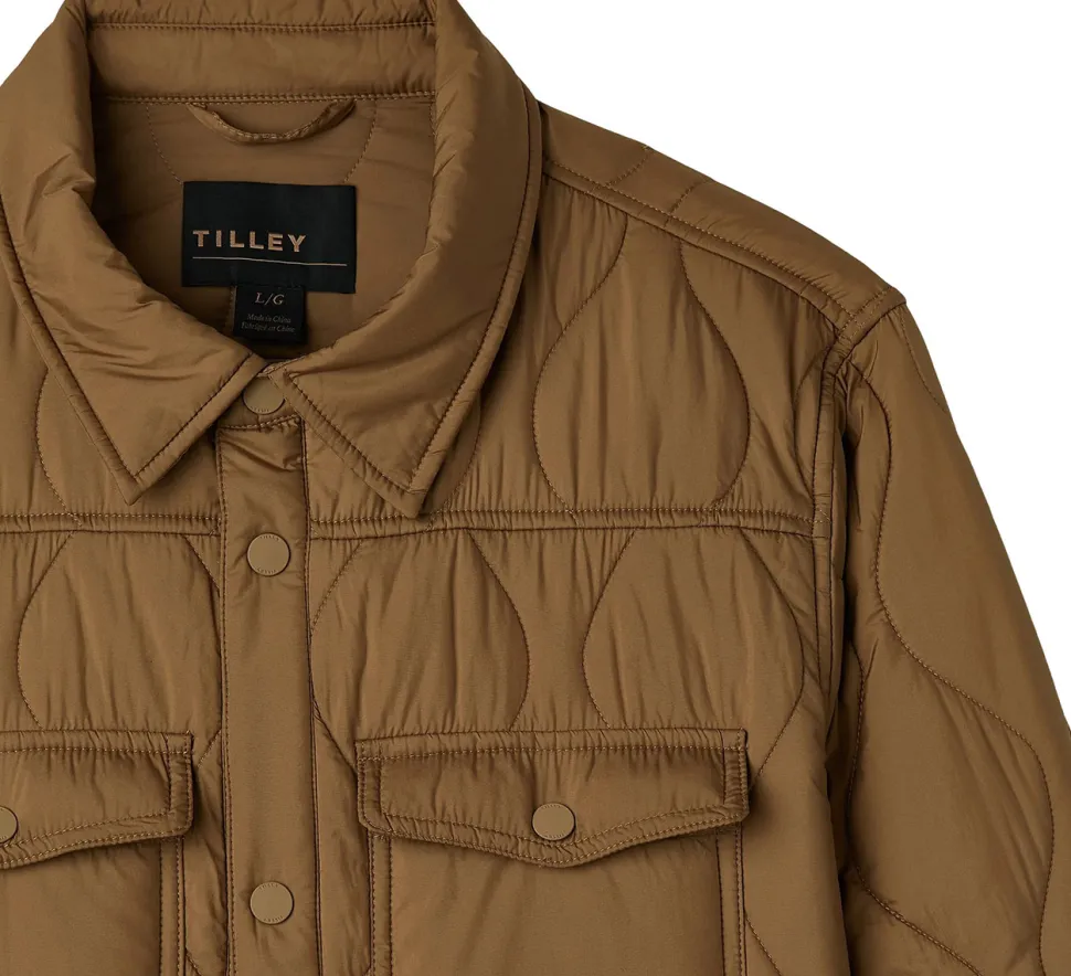 Quilted Shirt Jacket - Men's