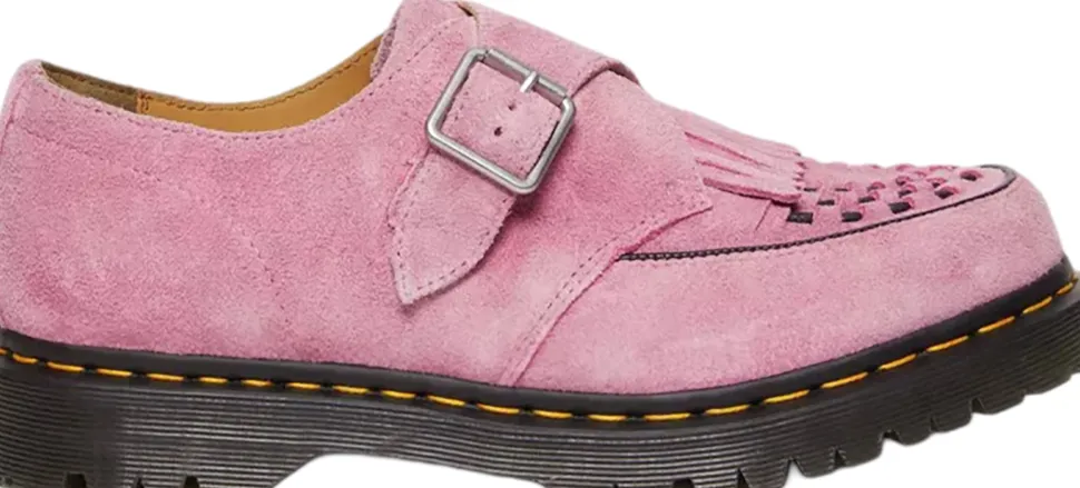 Ramsey Suede Kiltie Buckle Creepers Shoes - Unisex