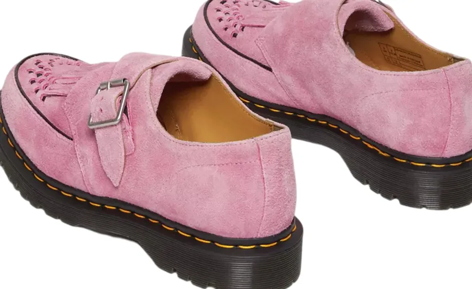 Ramsey Suede Kiltie Buckle Creepers Shoes - Unisex