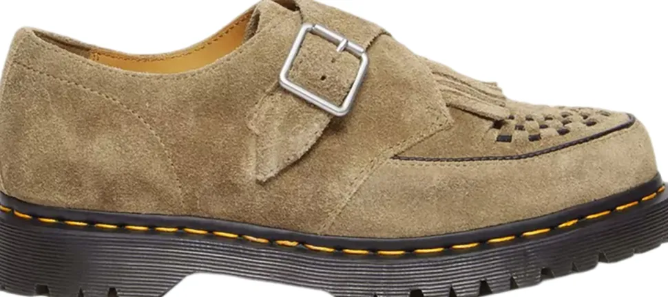 Ramsey Suede Kiltie Buckle Creepers Shoes - Unisex