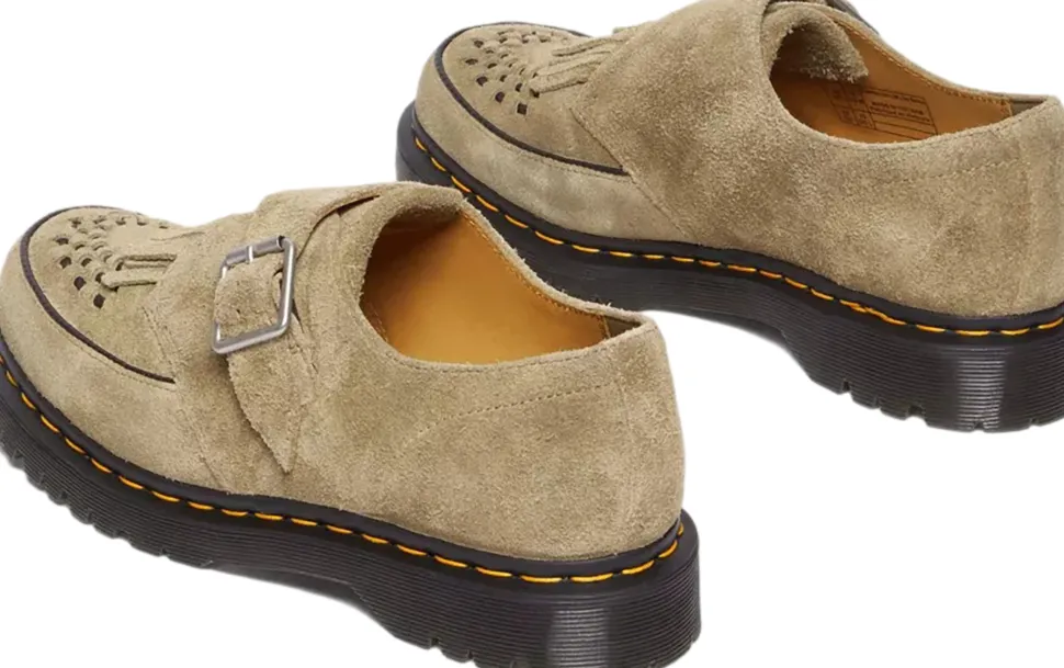 Ramsey Suede Kiltie Buckle Creepers Shoes - Unisex