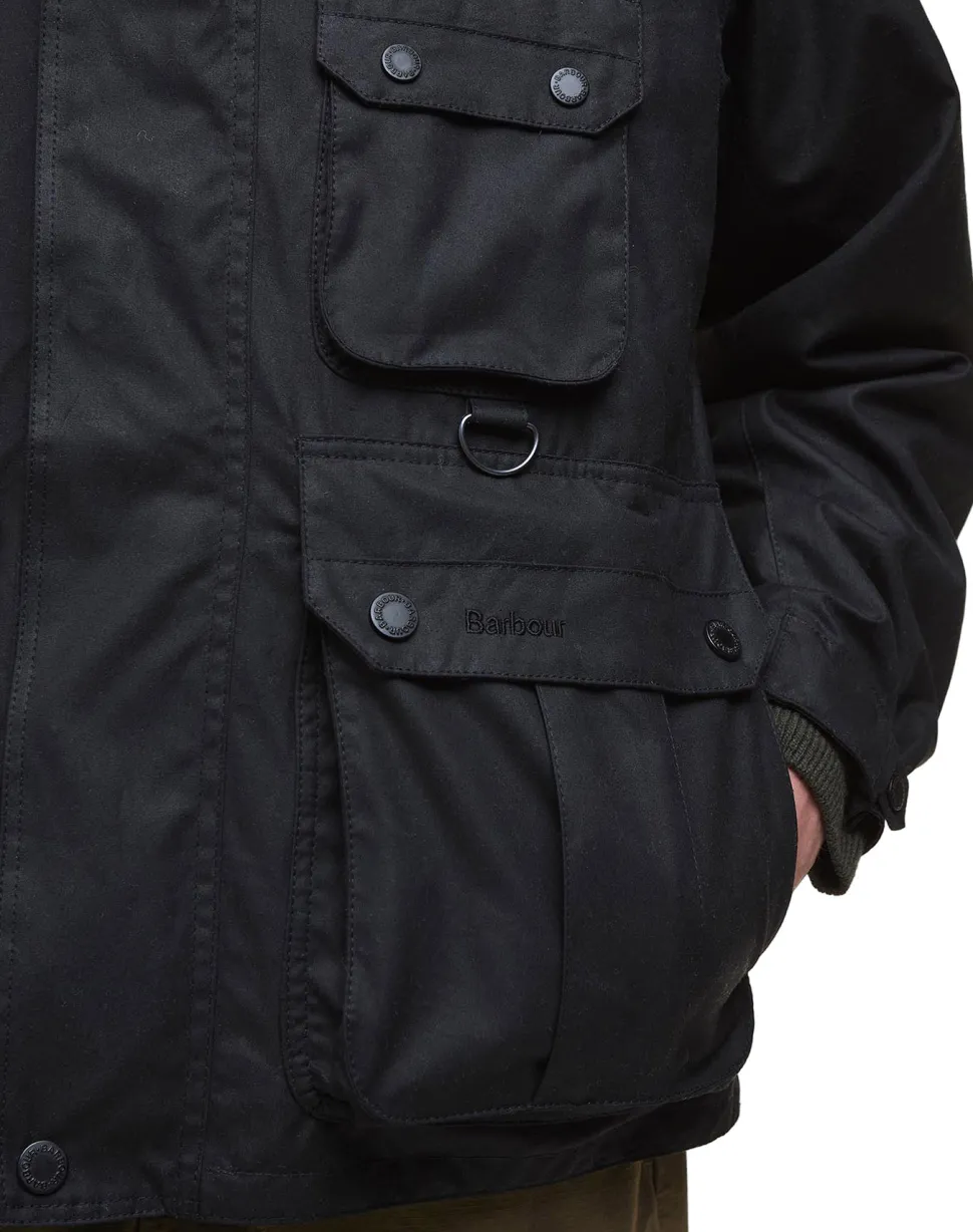 Re-Engineered Utility Bedale Waxed Jacket - Men's