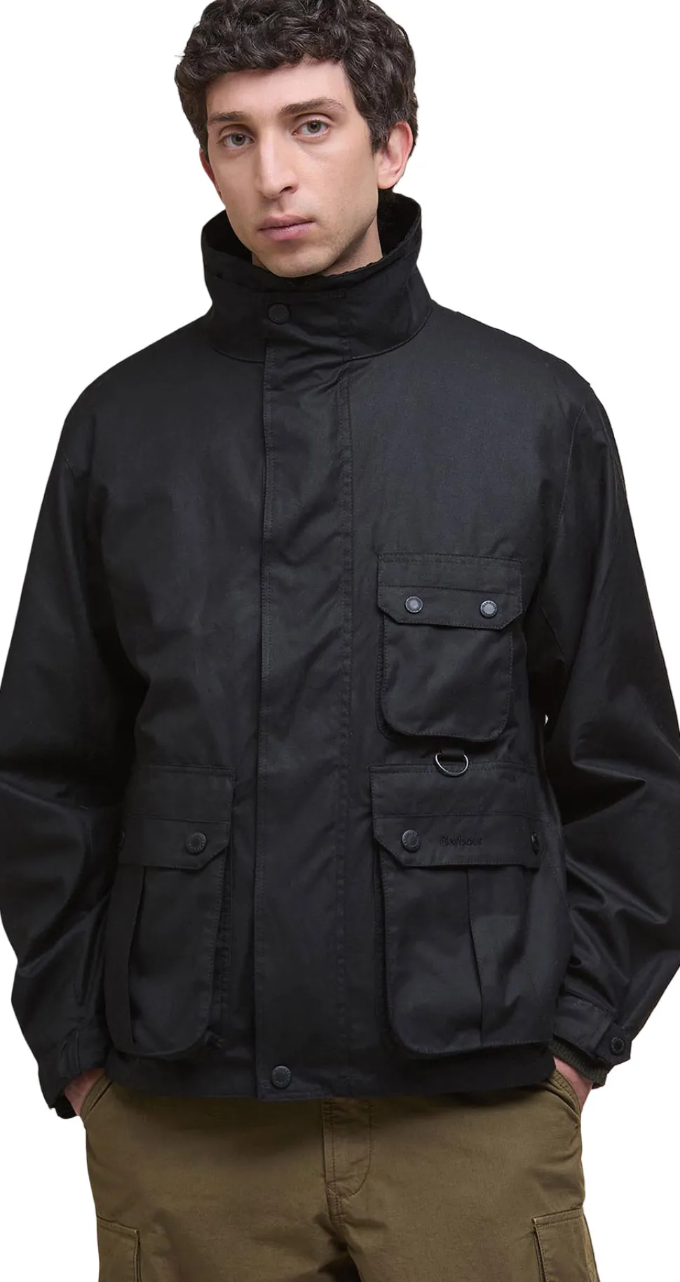 Re-Engineered Utility Bedale Waxed Jacket - Men's