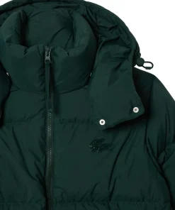 Relaxed Fit Hooded Down Jacket - Women's