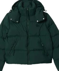 Relaxed Fit Hooded Down Jacket - Women's