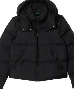 Relaxed Fit Hooded Down Jacket - Women's